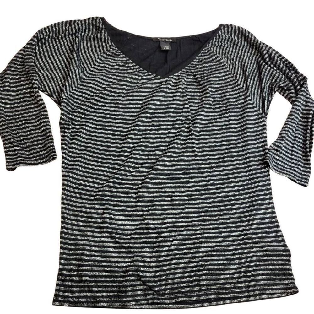 White house Black Market stripped shirt S